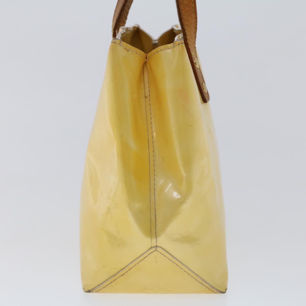 LOUIS VUITTON Monogram Vernis Reade PM Hand Bag Perle M91336 LV hk740