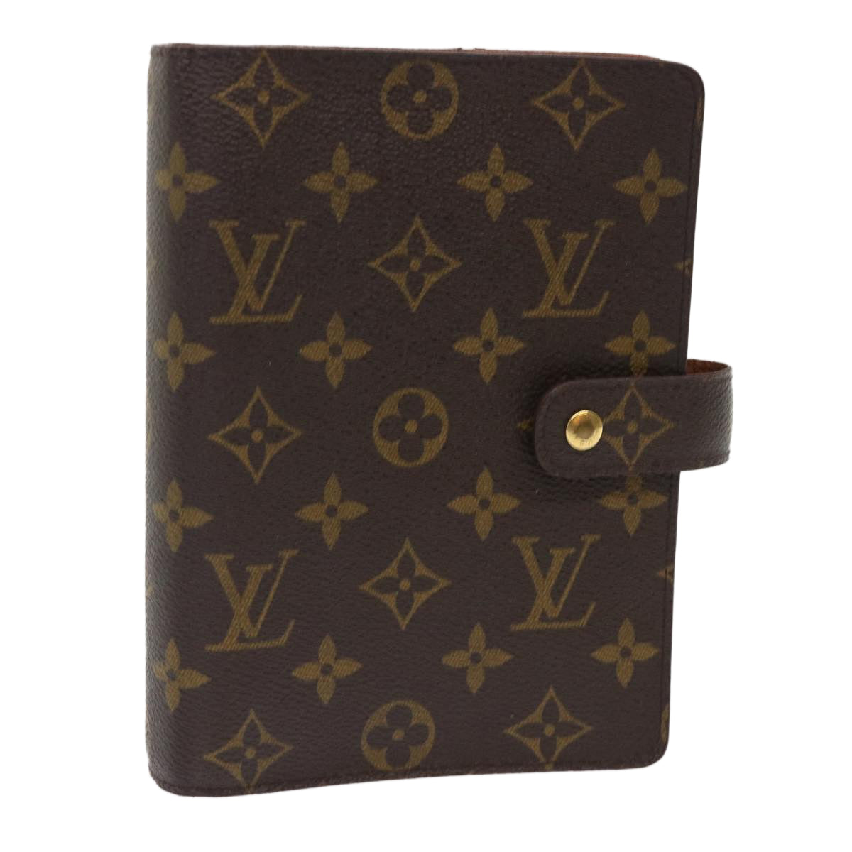 LOUIS VUITTON Monogram Agenda MM Day Planner Cover R20105 LV hk747