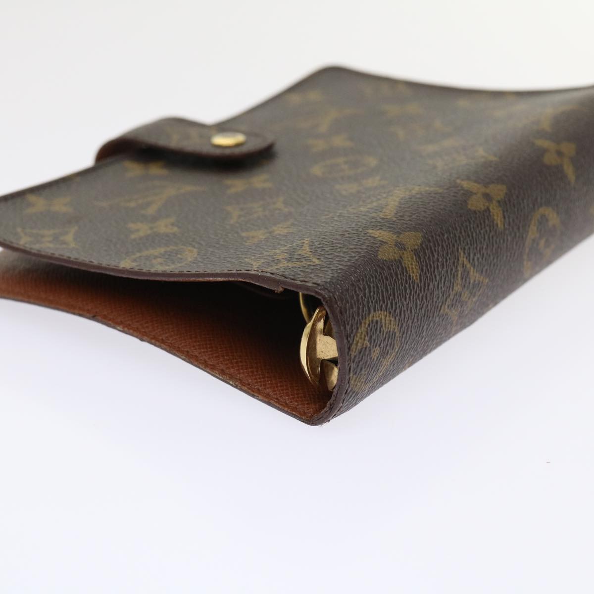LOUIS VUITTON Monogram Agenda MM Day Planner Cover R20105 LV hk747