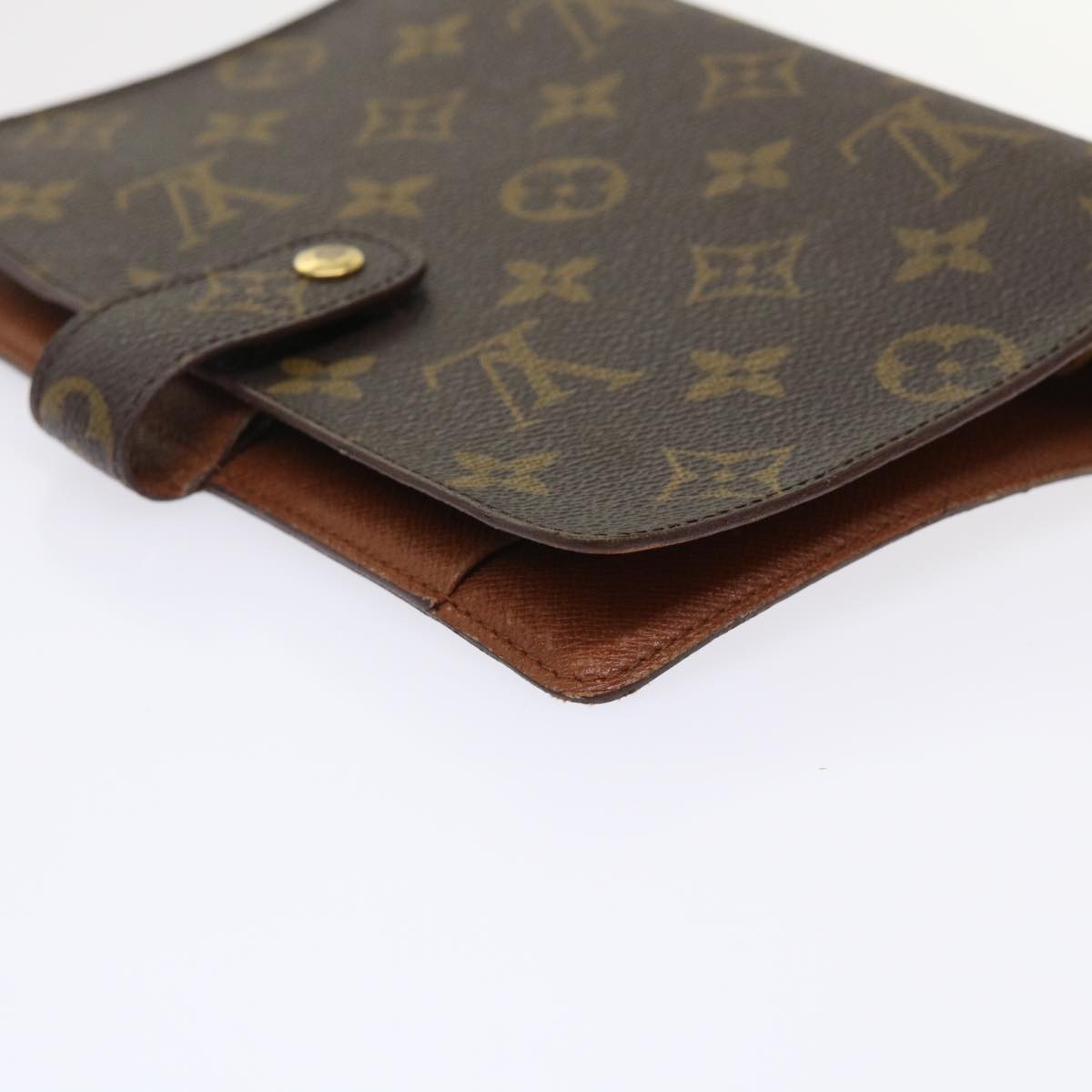 LOUIS VUITTON Monogram Agenda MM Day Planner Cover R20105 LV hk747