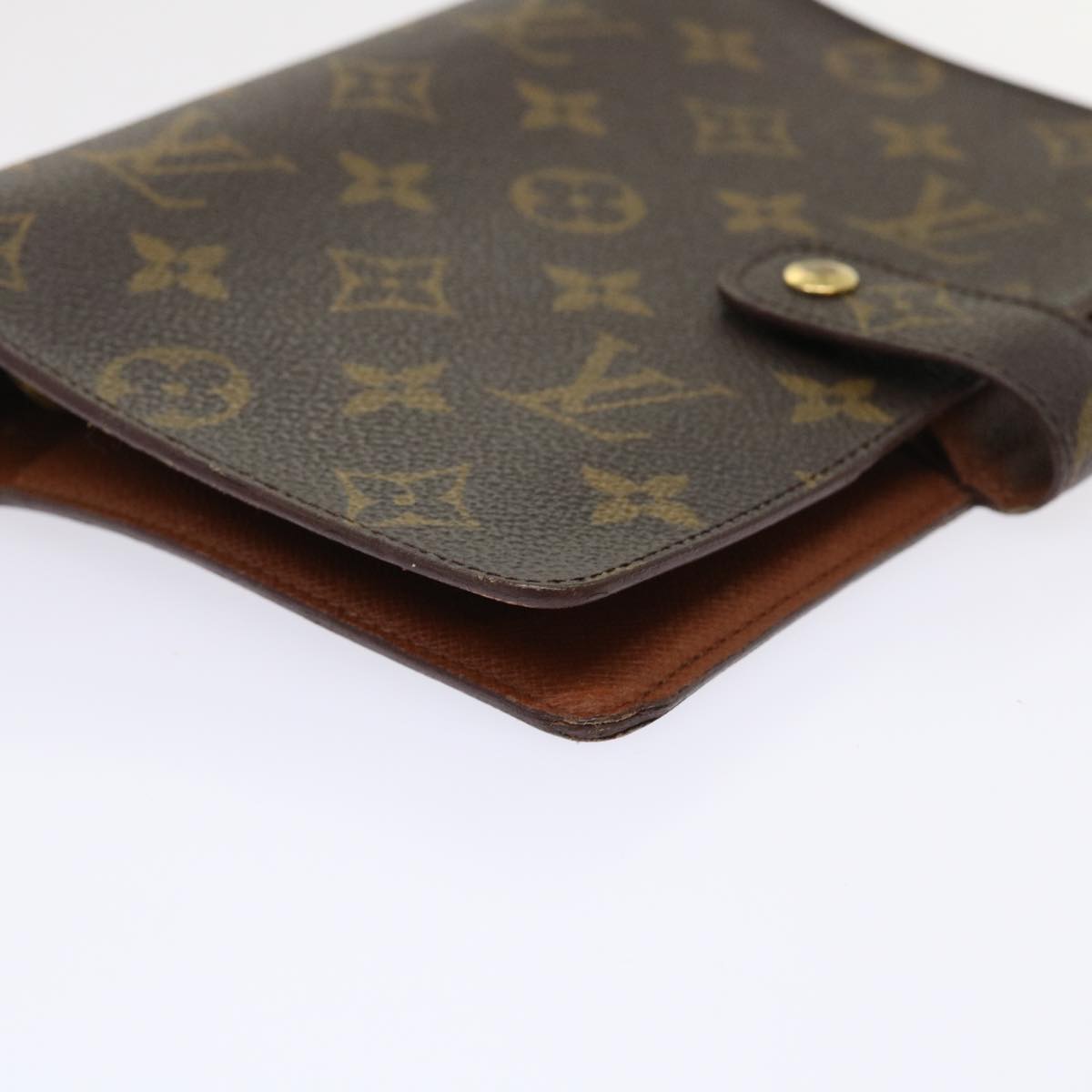 LOUIS VUITTON Monogram Agenda MM Day Planner Cover R20105 LV hk747