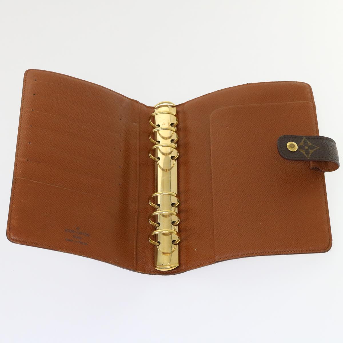 LOUIS VUITTON Monogram Agenda MM Day Planner Cover R20105 LV hk747