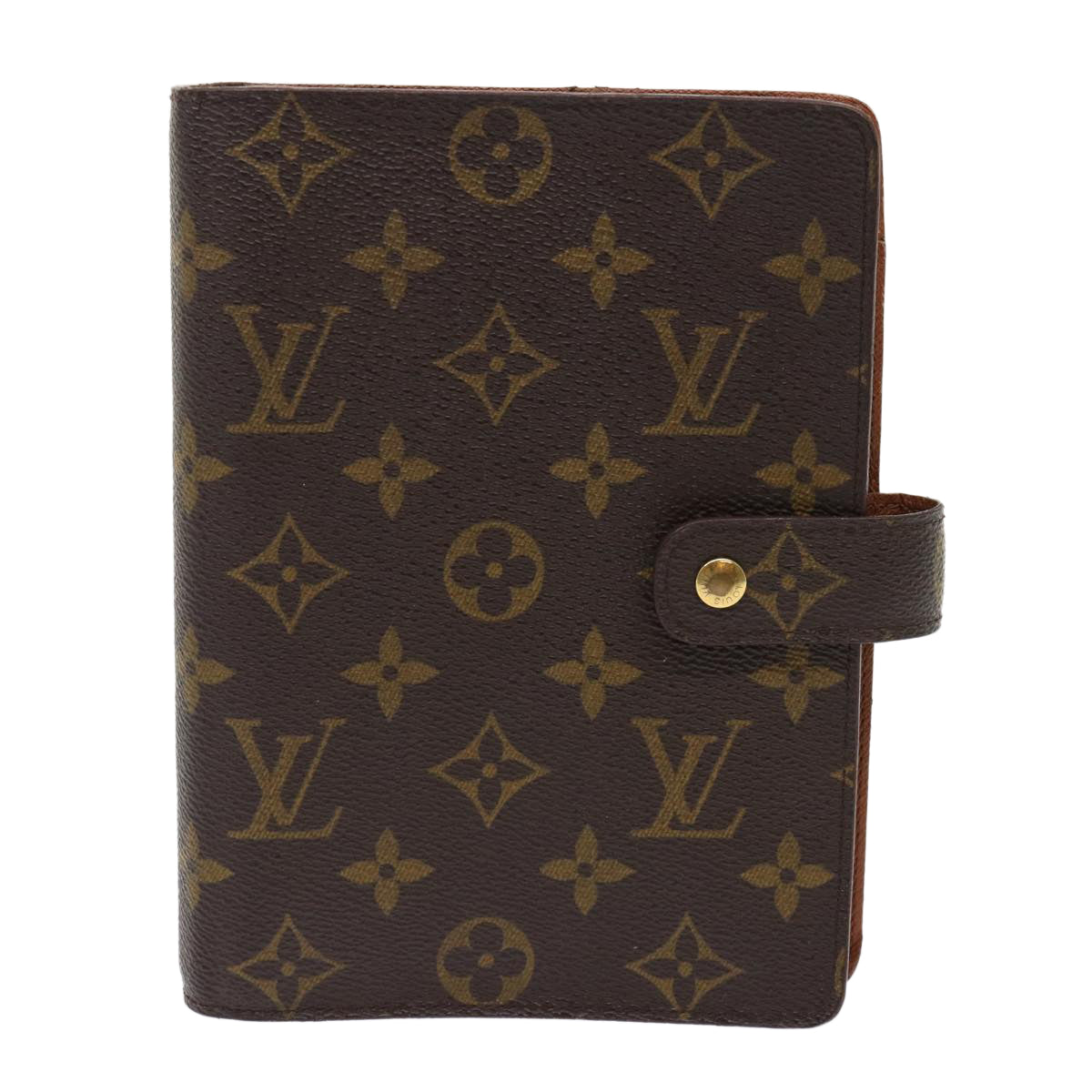 LOUIS VUITTON Monogram Agenda MM Day Planner Cover R20105 LV hk747