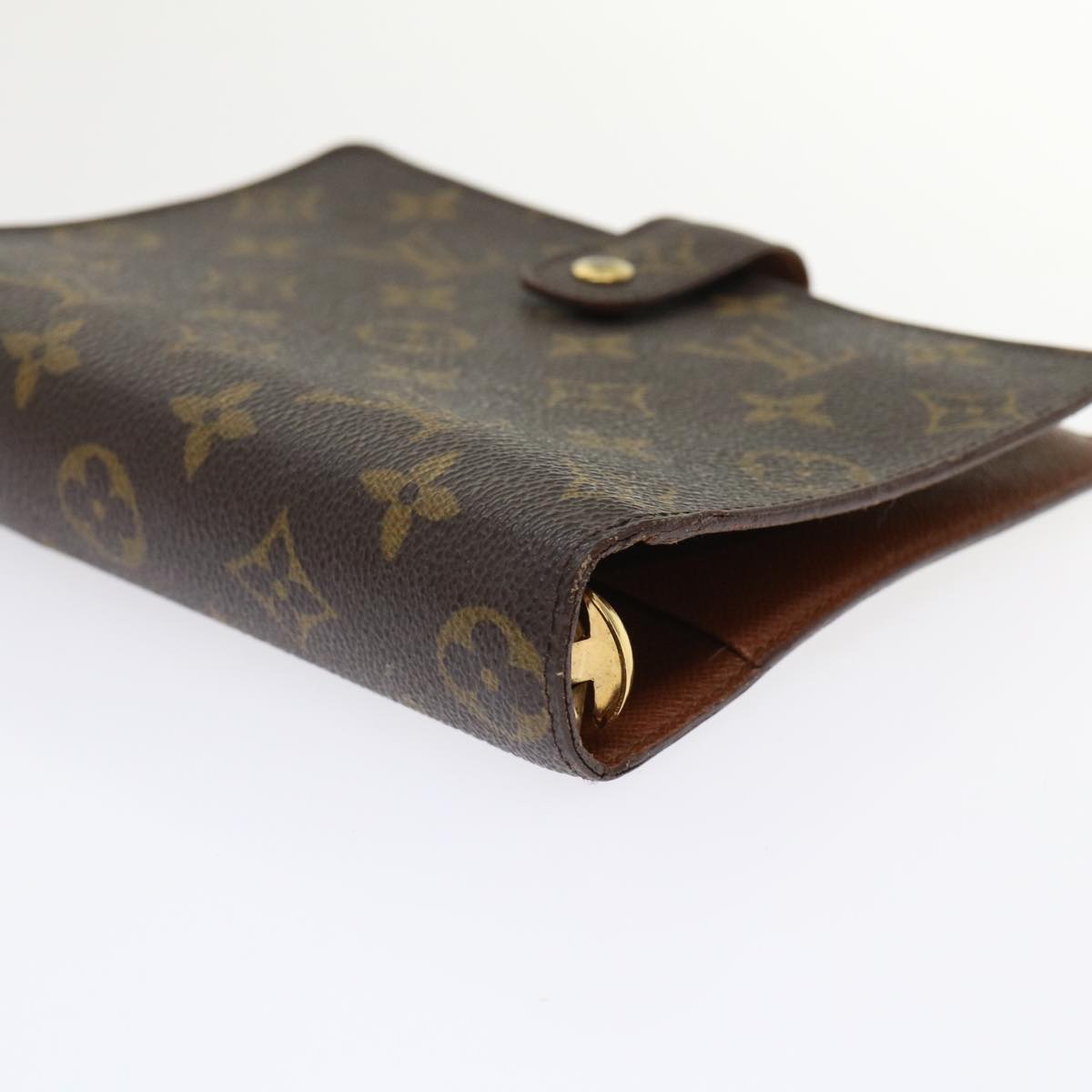 LOUIS VUITTON Monogram Agenda MM Day Planner Cover R20105 LV hk747