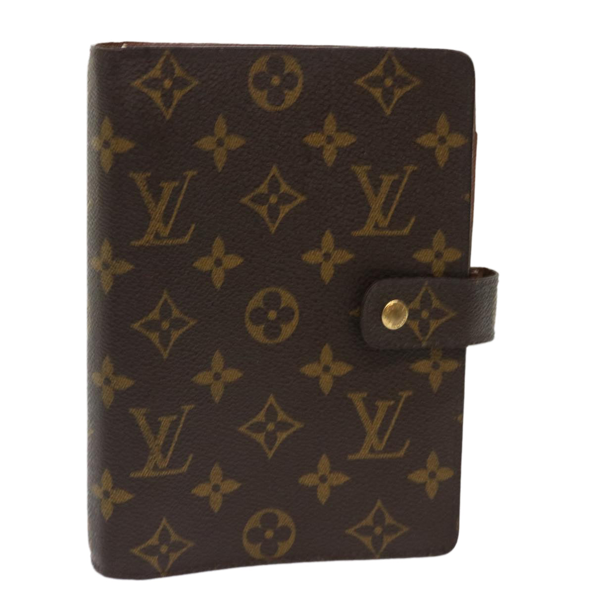 LOUIS VUITTON Monogram Agenda MM Day Planner Cover R20105 LV hk748