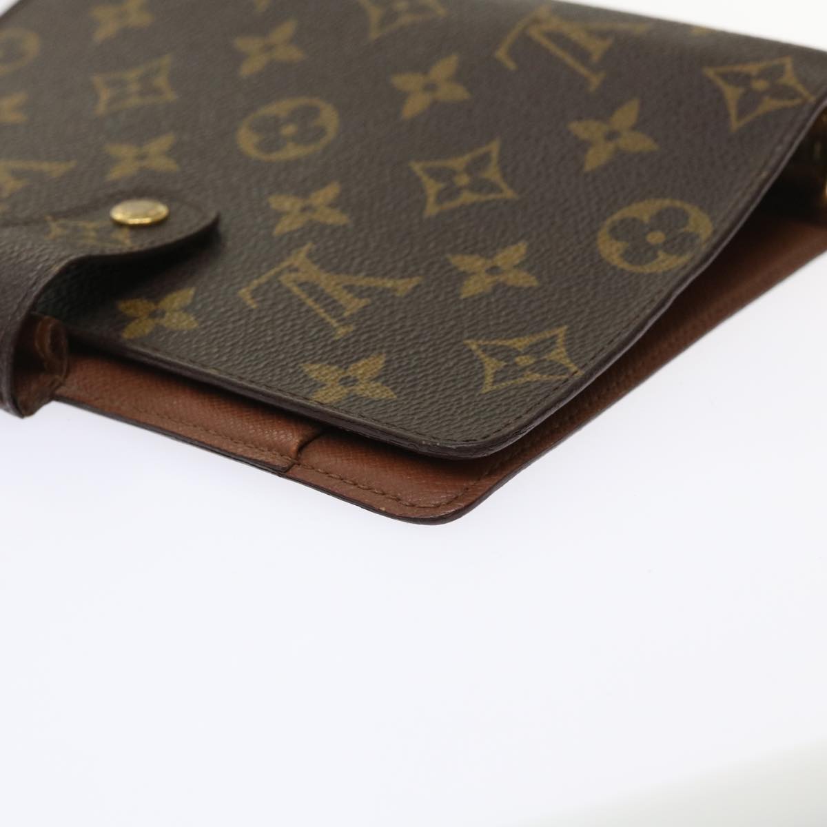 LOUIS VUITTON Monogram Agenda MM Day Planner Cover R20105 LV hk748