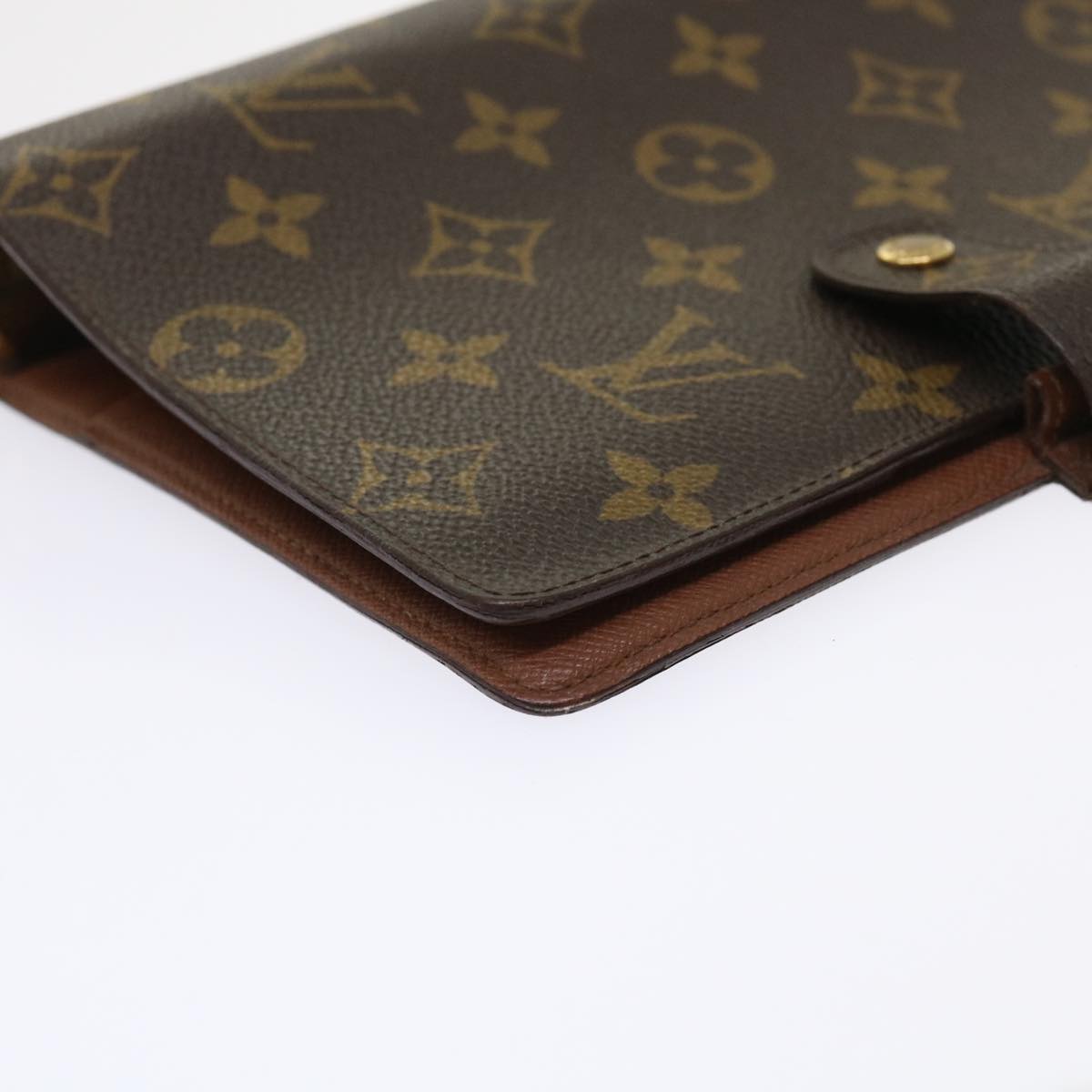 LOUIS VUITTON Monogram Agenda MM Day Planner Cover R20105 LV hk748