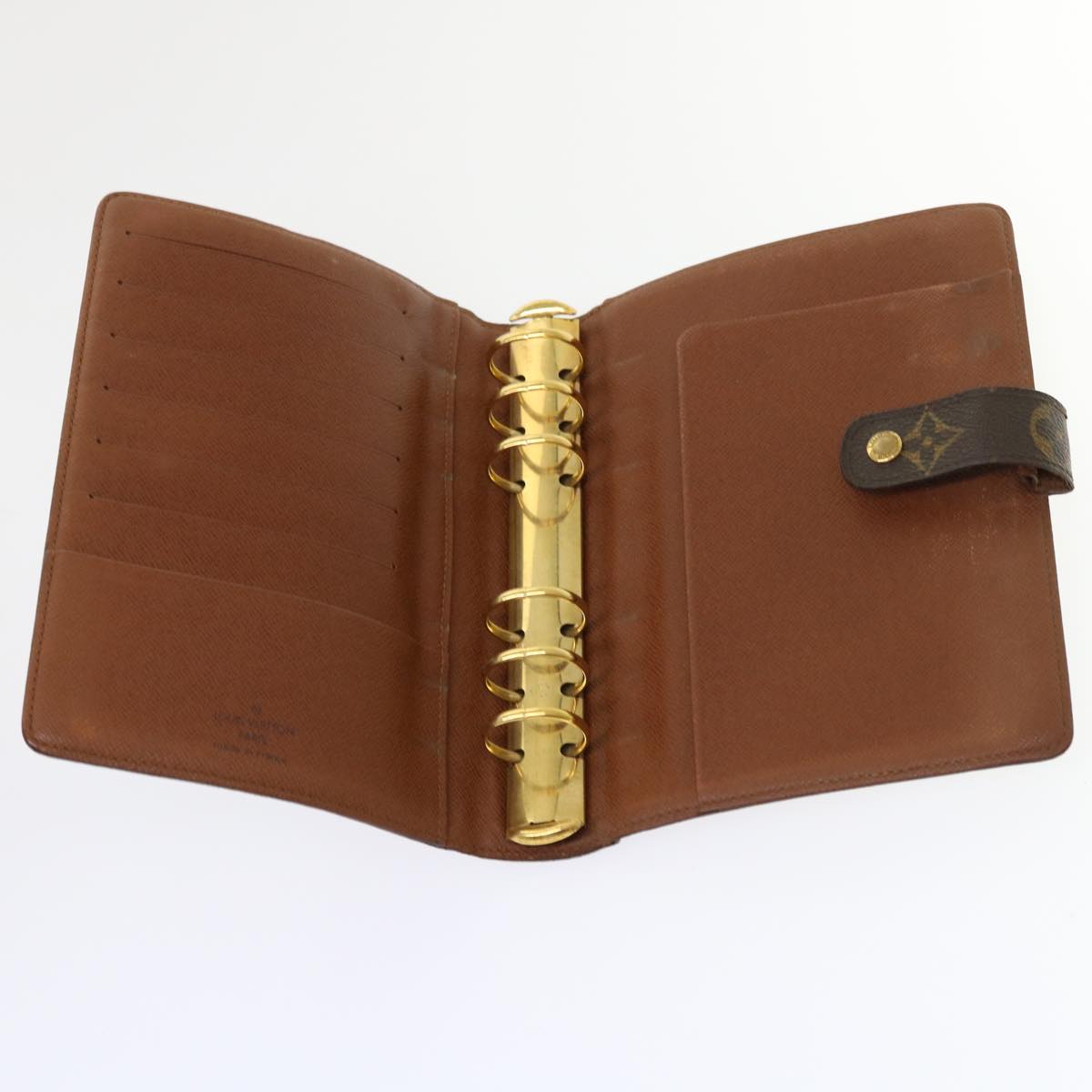 LOUIS VUITTON Monogram Agenda MM Day Planner Cover R20105 LV hk748