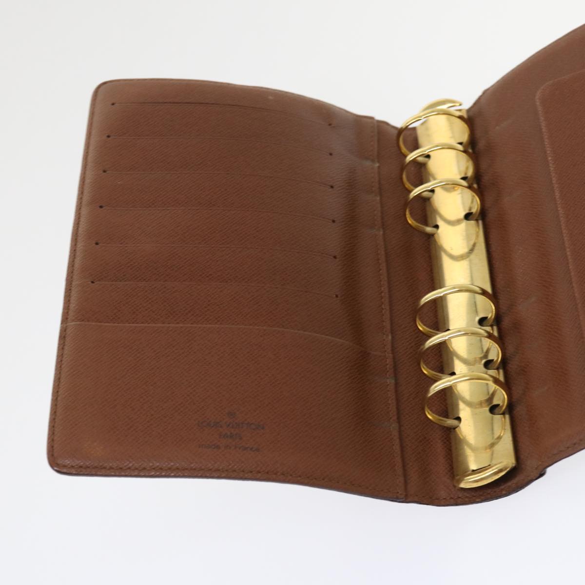 LOUIS VUITTON Monogram Agenda MM Day Planner Cover R20105 LV hk748