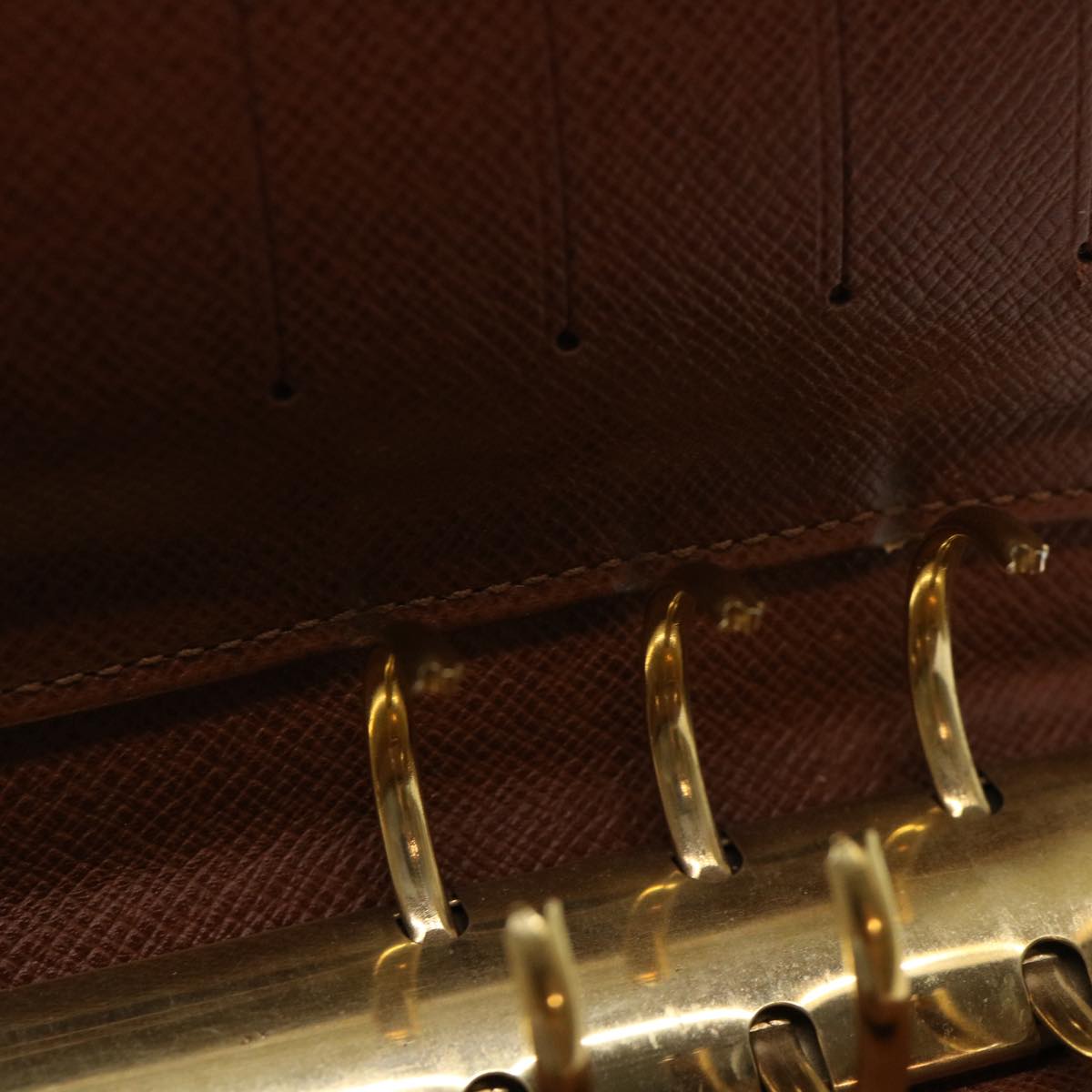 LOUIS VUITTON Monogram Agenda MM Day Planner Cover R20105 LV hk748