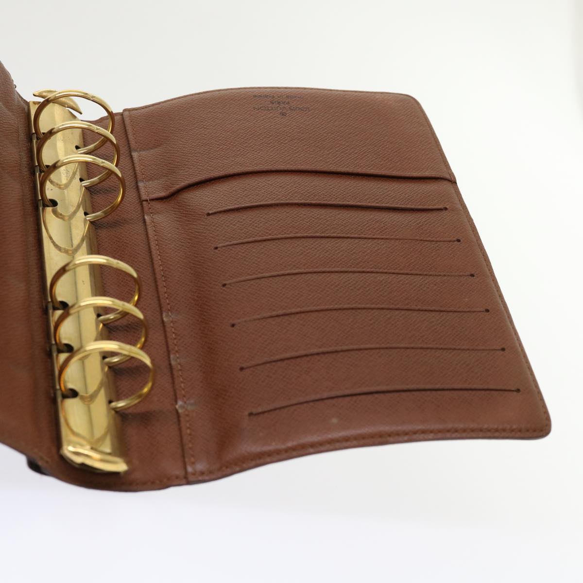 LOUIS VUITTON Monogram Agenda MM Day Planner Cover R20105 LV hk748