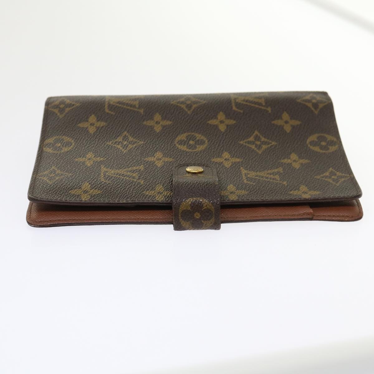 LOUIS VUITTON Monogram Agenda MM Day Planner Cover R20105 LV hk748