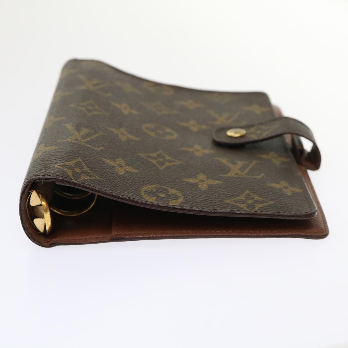 LOUIS VUITTON Monogram Agenda MM Day Planner Cover R20105 LV hk748