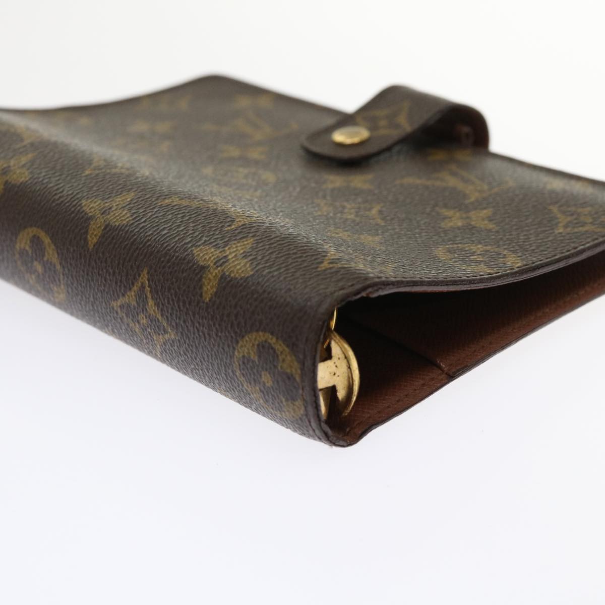LOUIS VUITTON Monogram Agenda MM Day Planner Cover R20105 LV hk748