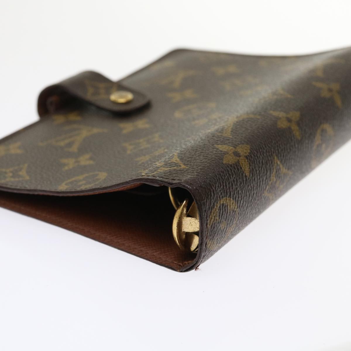 LOUIS VUITTON Monogram Agenda MM Day Planner Cover R20105 LV hk748