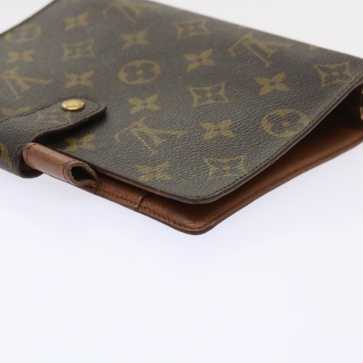 LOUIS VUITTON Monogram Agenda MM Day Planner Cover R20105 LV hk750