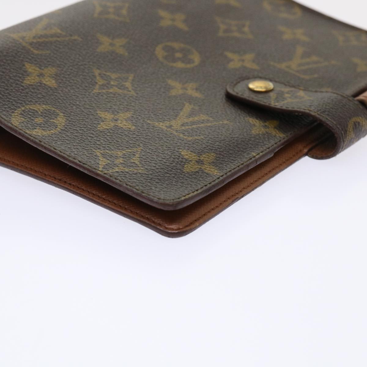 LOUIS VUITTON Monogram Agenda MM Day Planner Cover R20105 LV hk750
