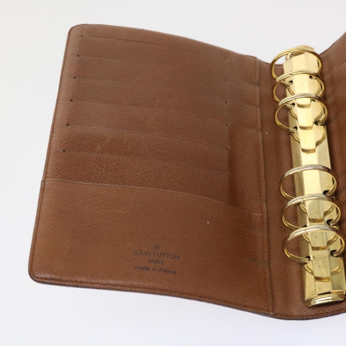 LOUIS VUITTON Monogram Agenda MM Day Planner Cover R20105 LV hk750