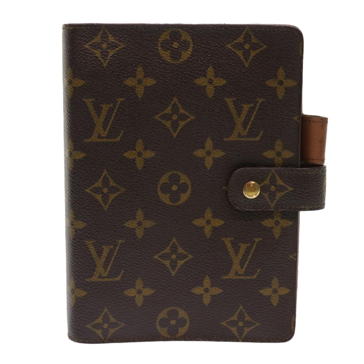 LOUIS VUITTON Monogram Agenda MM Day Planner Cover R20105 LV hk750