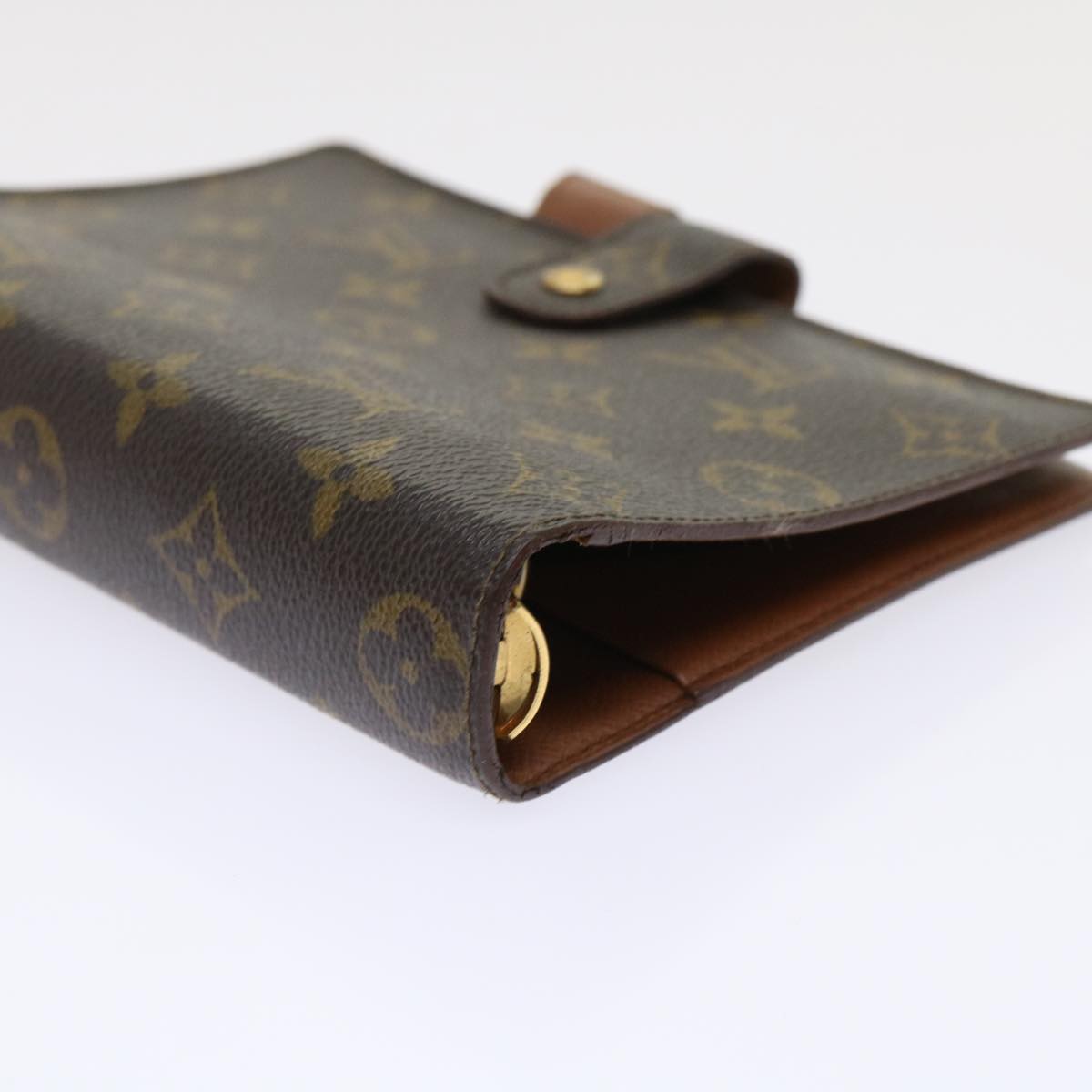 LOUIS VUITTON Monogram Agenda MM Day Planner Cover R20105 LV hk750