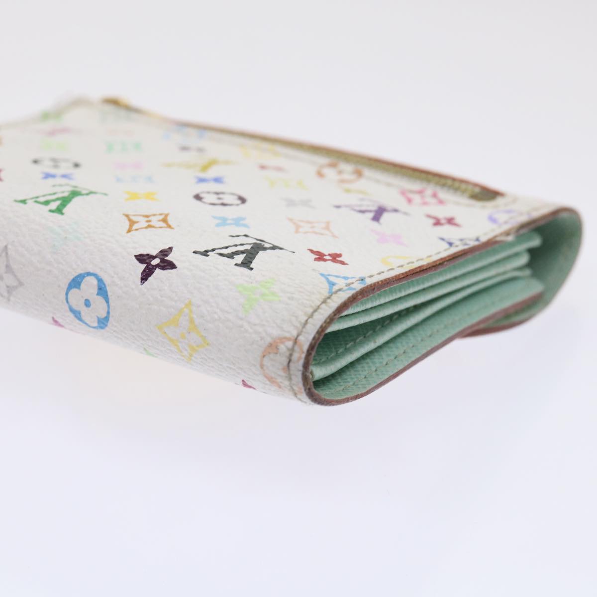 LOUIS VUITTON Multicolor Portefeuille Koala Rich Wallet White M58082 hk752