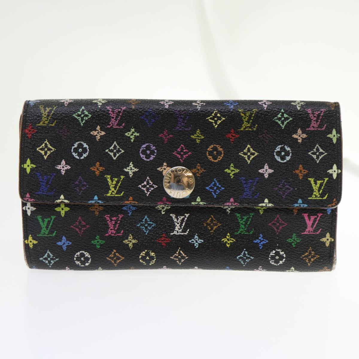 LOUIS VUITTON Monogram Multicolor Damier Azur Key Case Wallet 5Set LV hk755