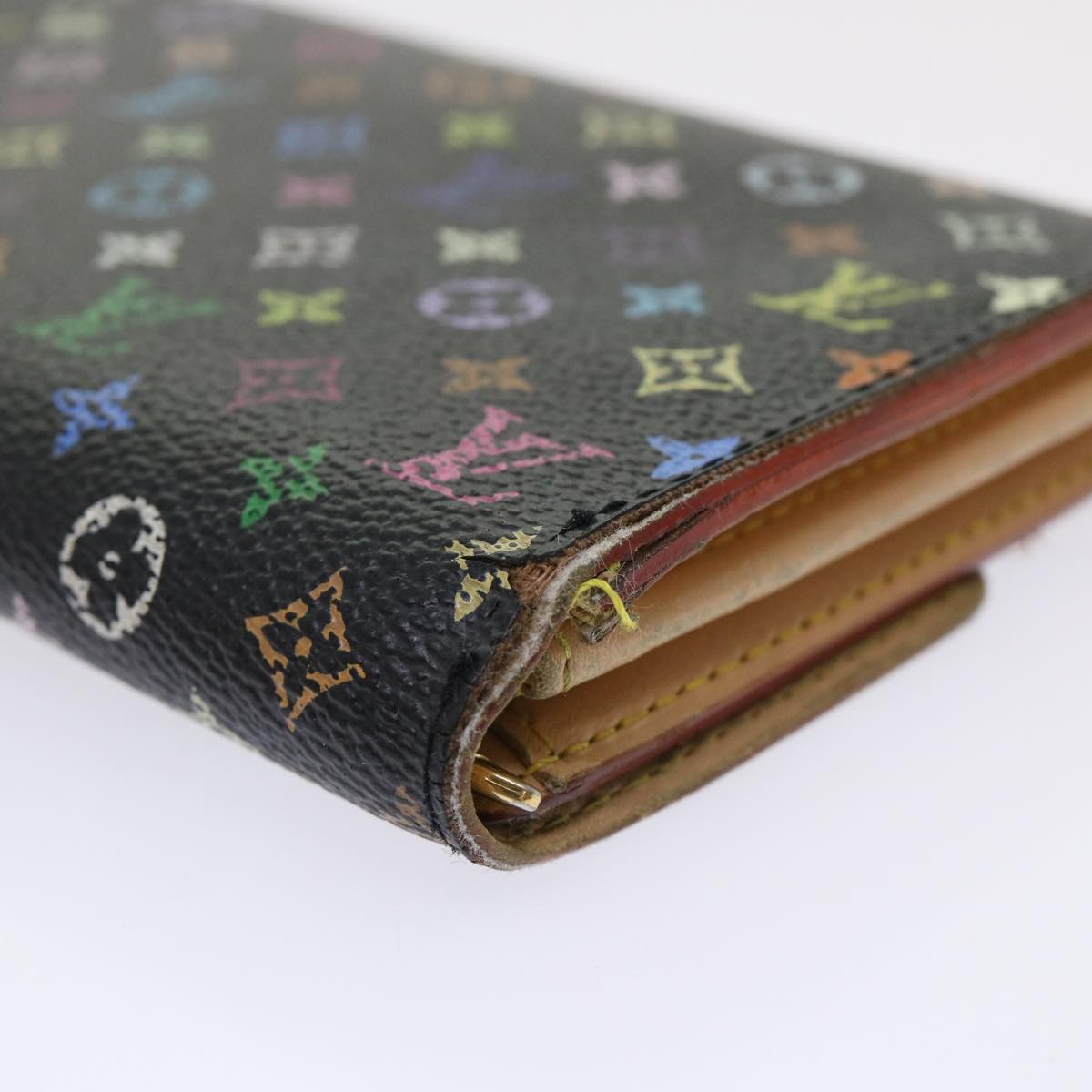 LOUIS VUITTON Monogram Multicolor Damier Azur Key Case Wallet 5Set LV hk755