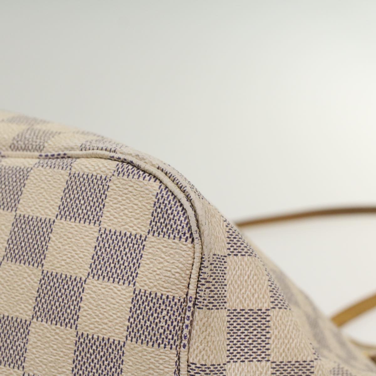 LOUIS VUITTON Damier Azur Neverfull MM Tote Bag N41605 LV hk860