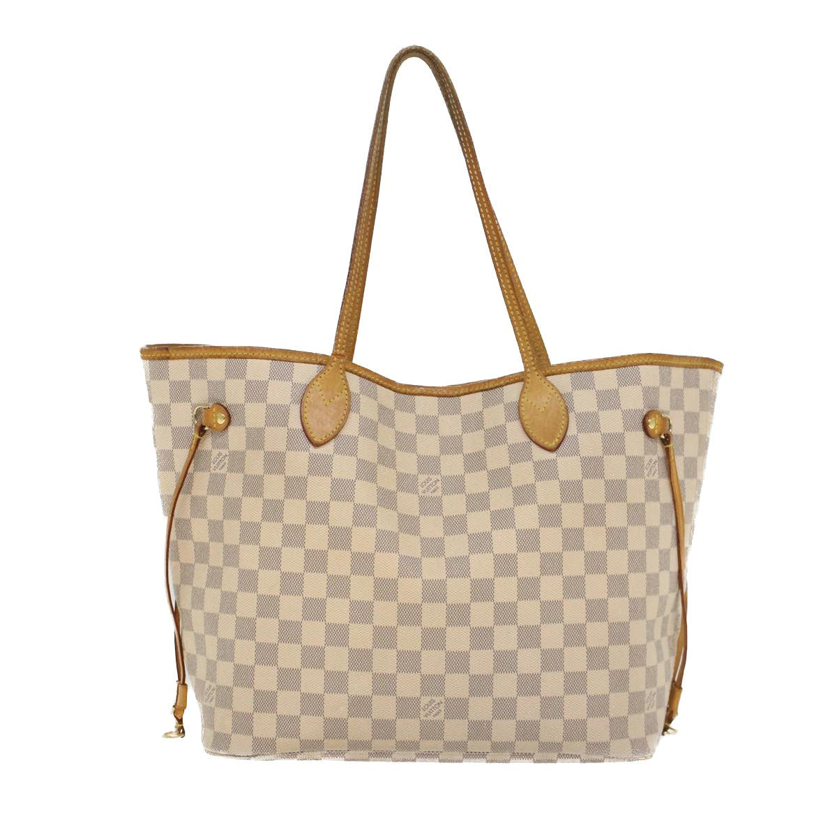 LOUIS VUITTON Damier Azur Neverfull MM Tote Bag N41605 LV hk860