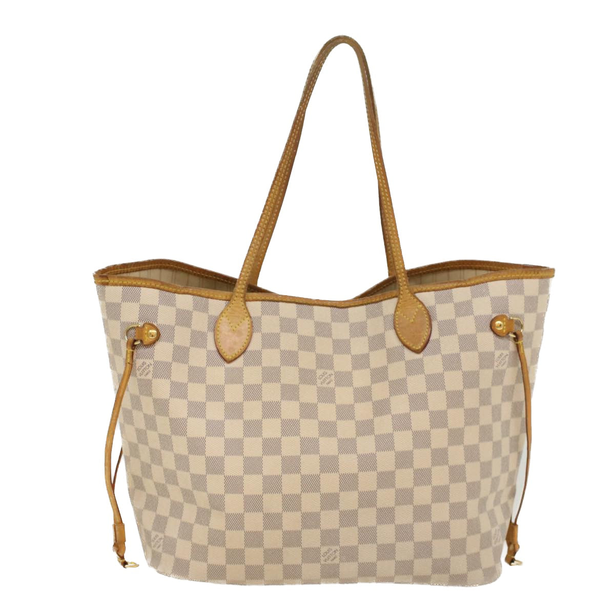 LOUIS VUITTON Damier Azur Neverfull MM Tote Bag N41605 LV hk860