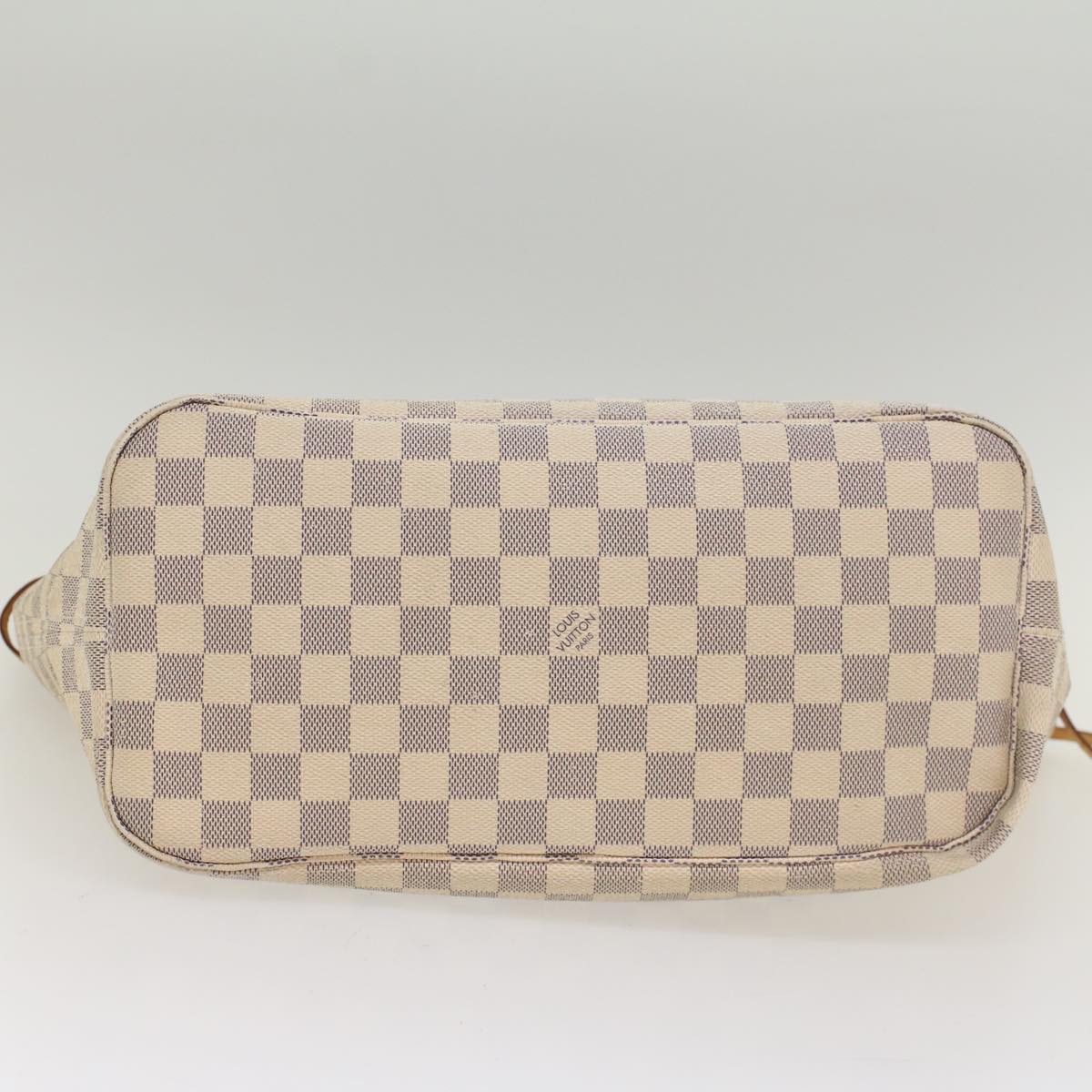 LOUIS VUITTON Damier Azur Neverfull MM Tote Bag N41605 LV hk860