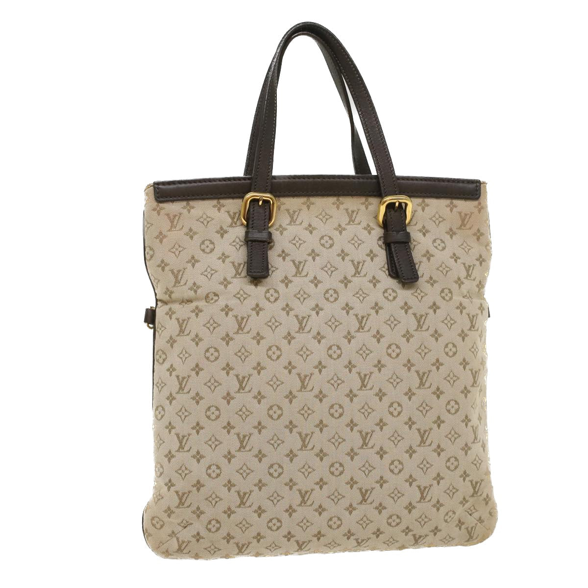 LOUIS VUITTON Monogram Mini Françoise Hand Bag 2way Khaki M92209 LV hk863