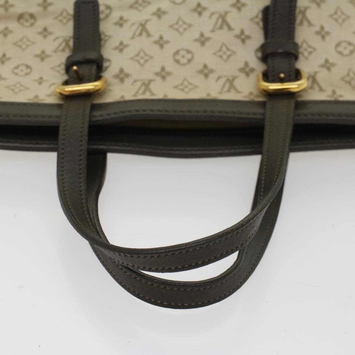 LOUIS VUITTON Monogram Mini Françoise Hand Bag 2way Khaki M92209 LV hk863