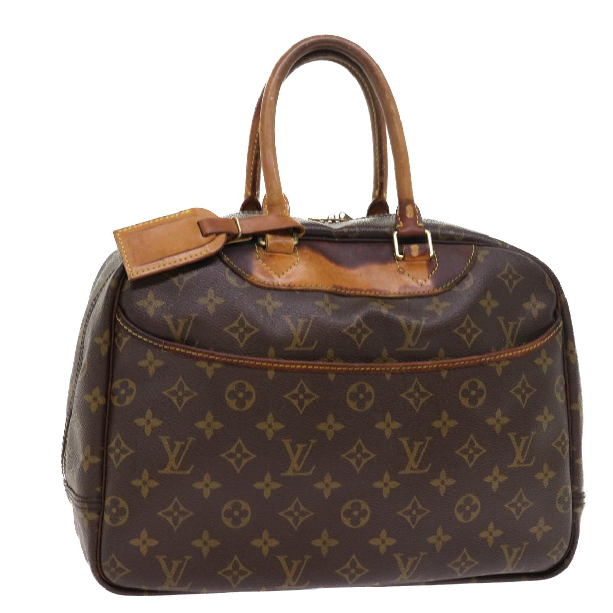 LOUIS VUITTON Monogram Deauville Hand Bag M47270 LV hk864