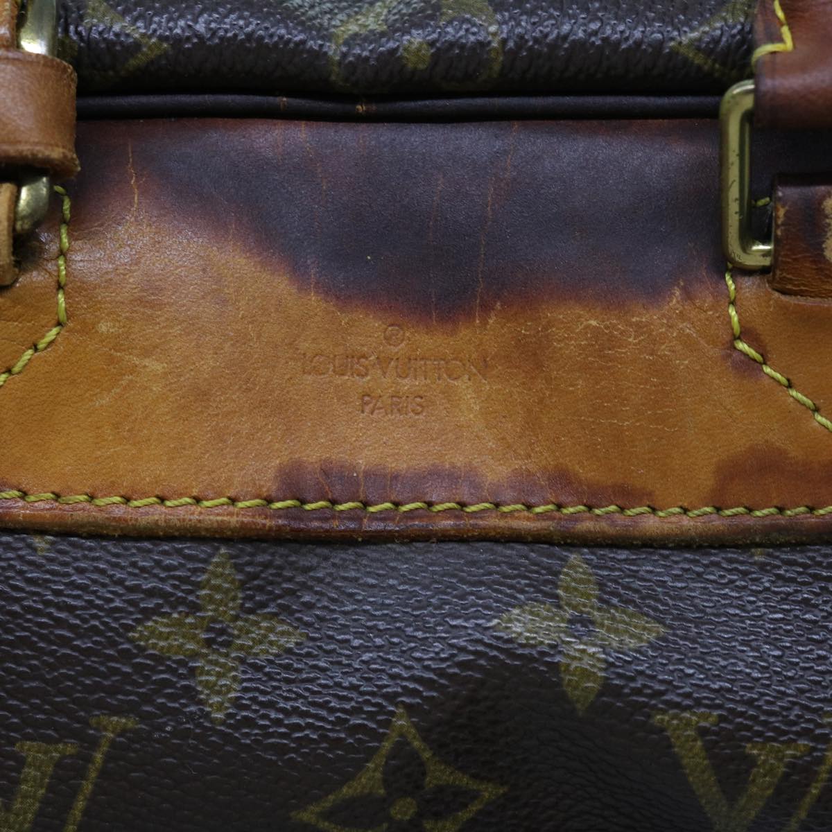 LOUIS VUITTON Monogram Deauville Hand Bag M47270 LV hk864