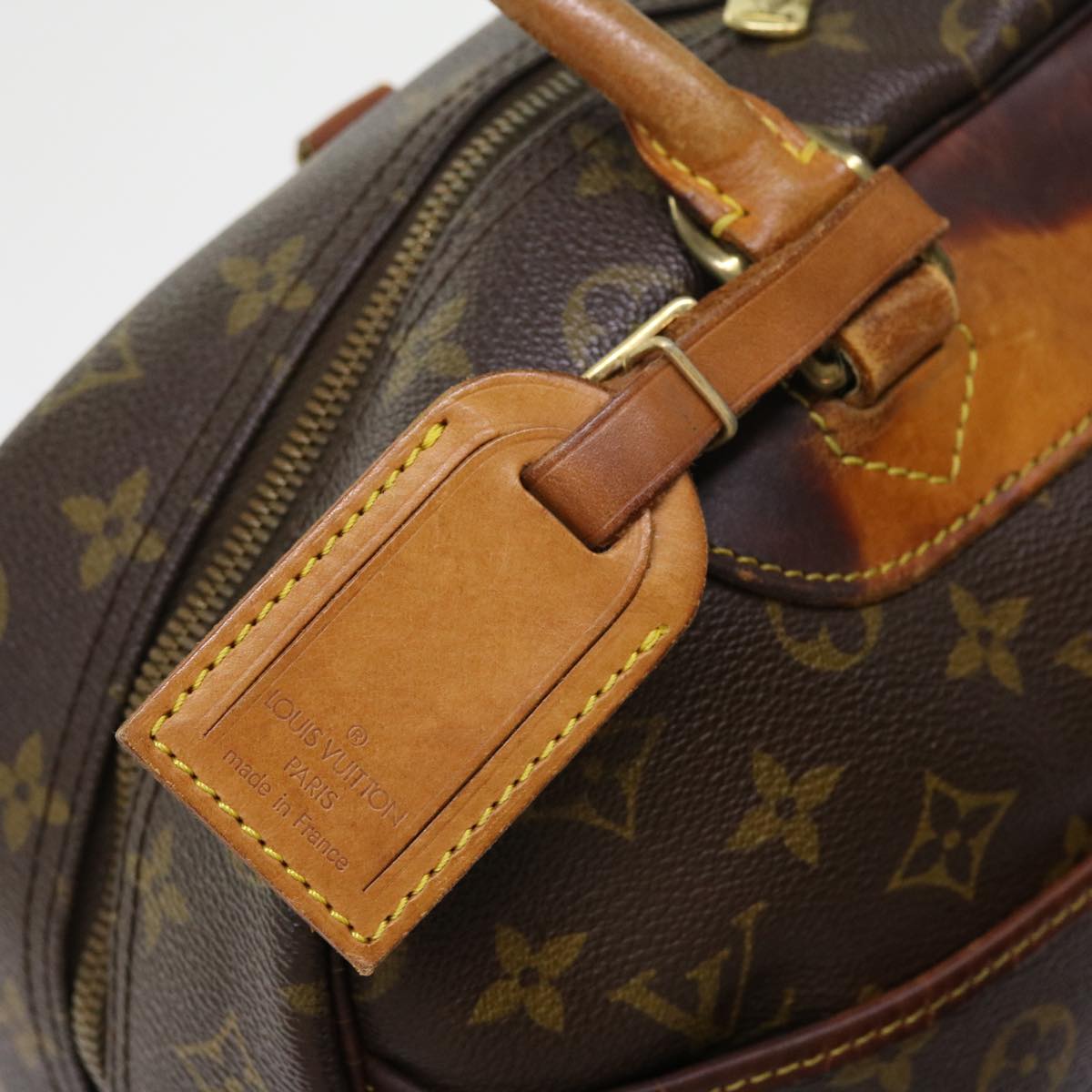 LOUIS VUITTON Monogram Deauville Hand Bag M47270 LV hk864