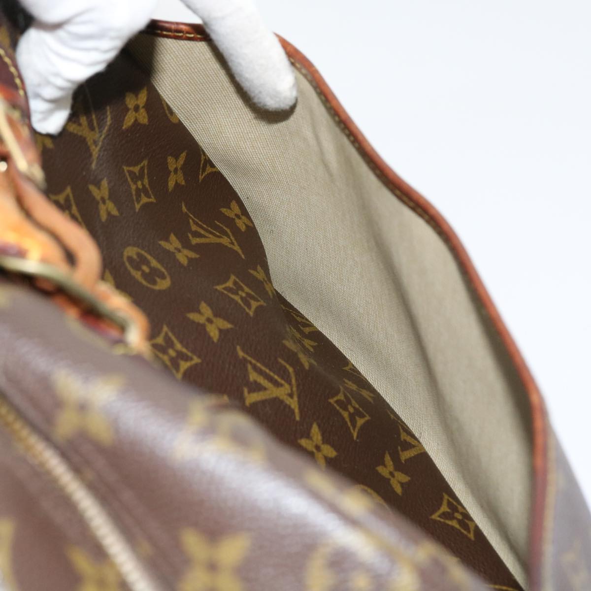 LOUIS VUITTON Monogram Deauville Hand Bag M47270 LV hk864