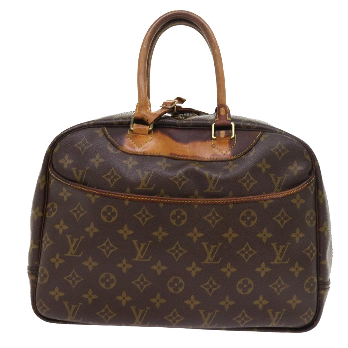 LOUIS VUITTON Monogram Deauville Hand Bag M47270 LV hk864