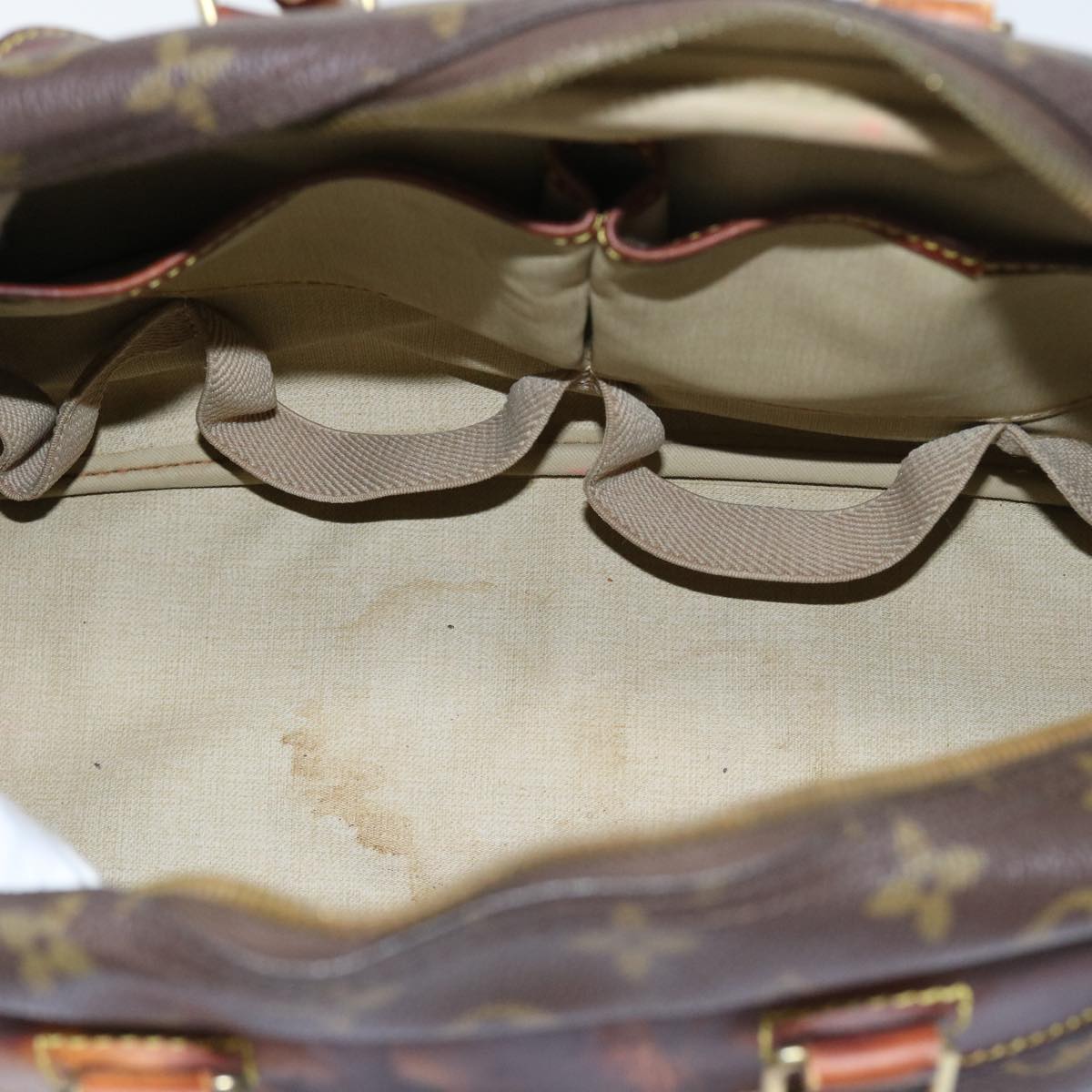 LOUIS VUITTON Monogram Deauville Hand Bag M47270 LV hk864