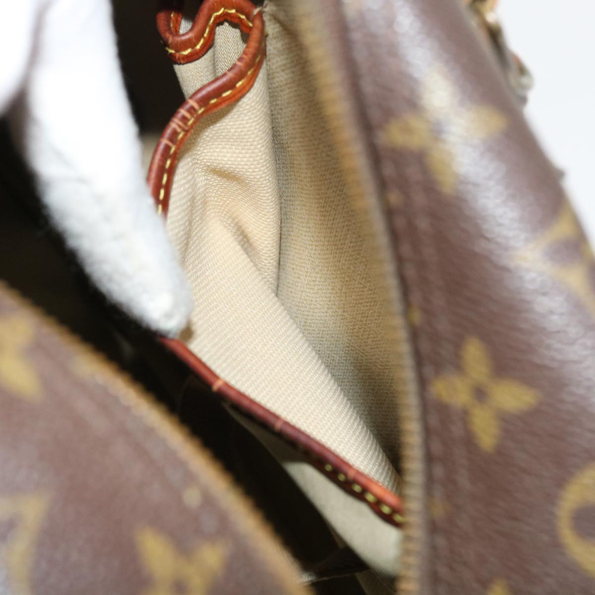 LOUIS VUITTON Monogram Deauville Hand Bag M47270 LV hk864