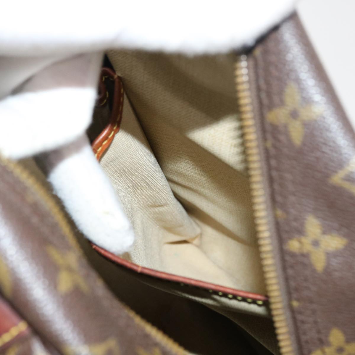 LOUIS VUITTON Monogram Deauville Hand Bag M47270 LV hk864