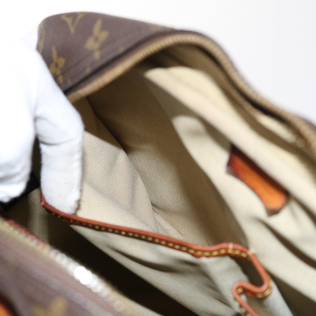 LOUIS VUITTON Monogram Deauville Hand Bag M47270 LV hk864