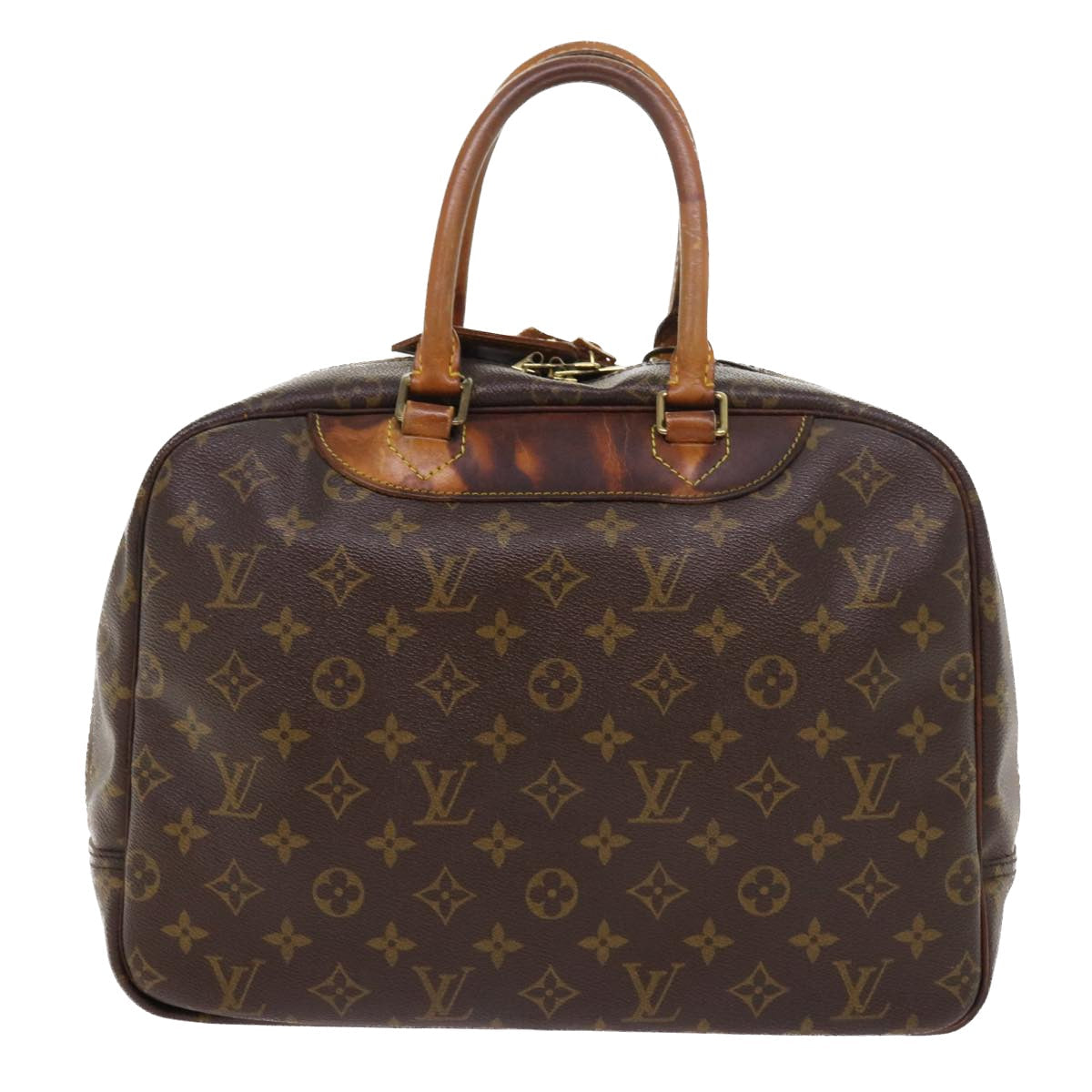 LOUIS VUITTON Monogram Deauville Hand Bag M47270 LV hk864