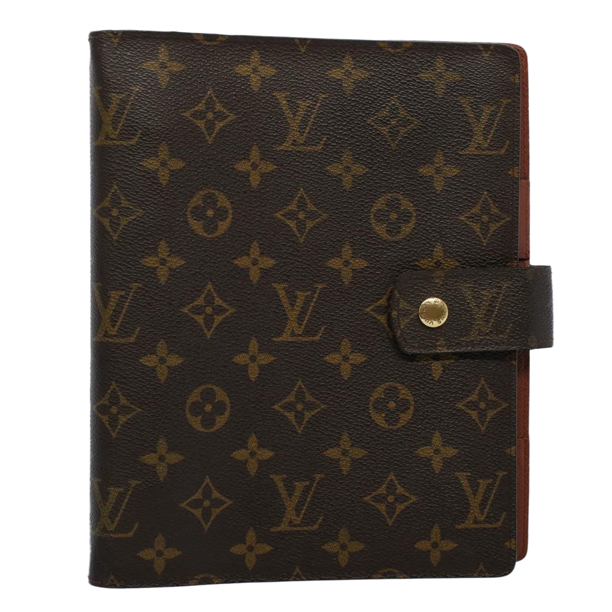 LOUIS VUITTON Monogram Agenda GM Day Planner Cover R20006 LV hk869