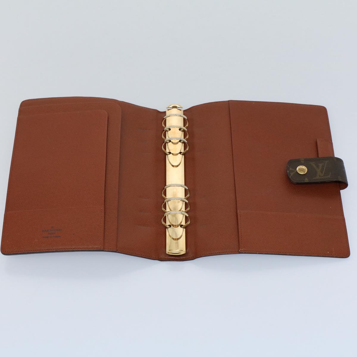 LOUIS VUITTON Monogram Agenda GM Day Planner Cover R20006 LV hk869
