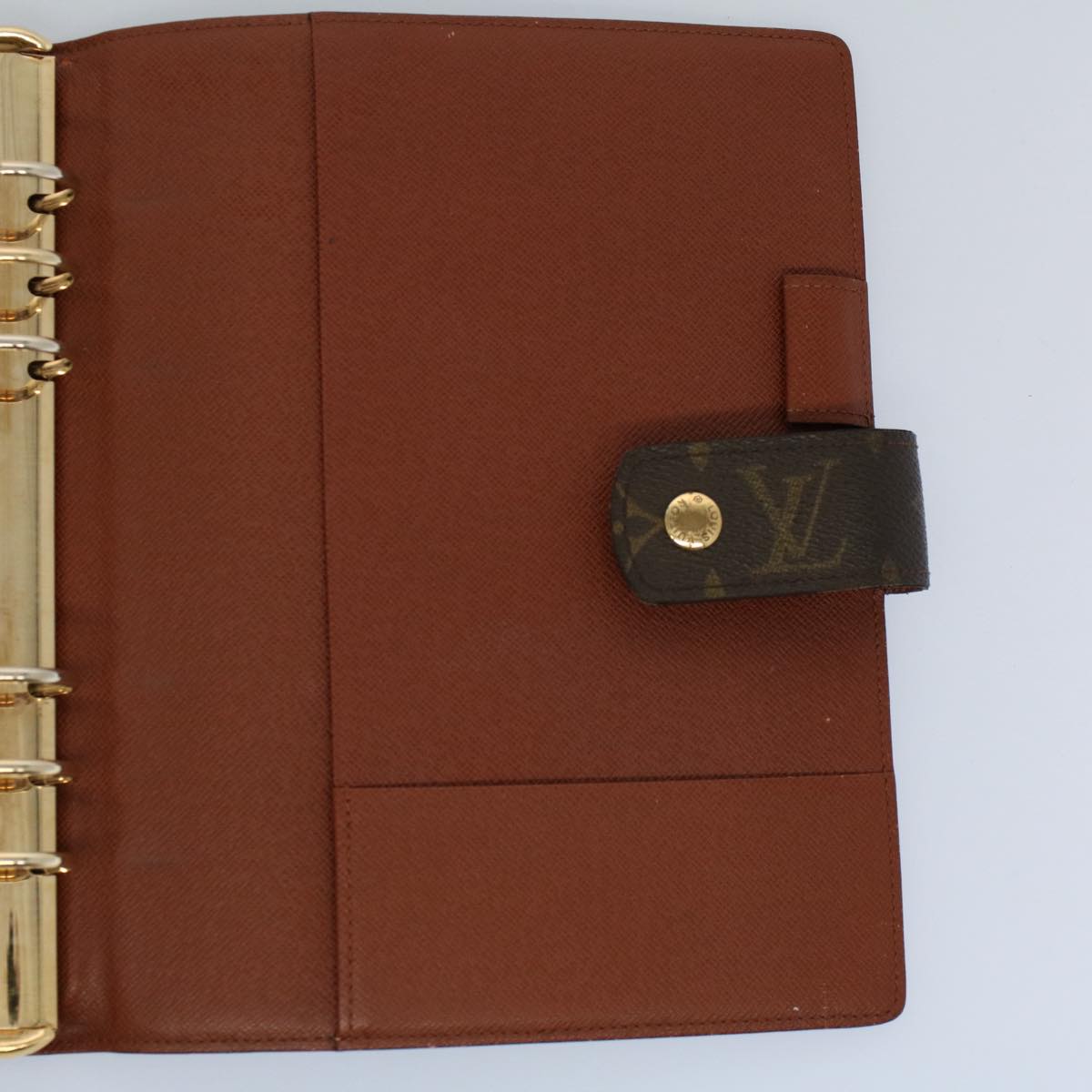 LOUIS VUITTON Monogram Agenda GM Day Planner Cover R20006 LV hk869