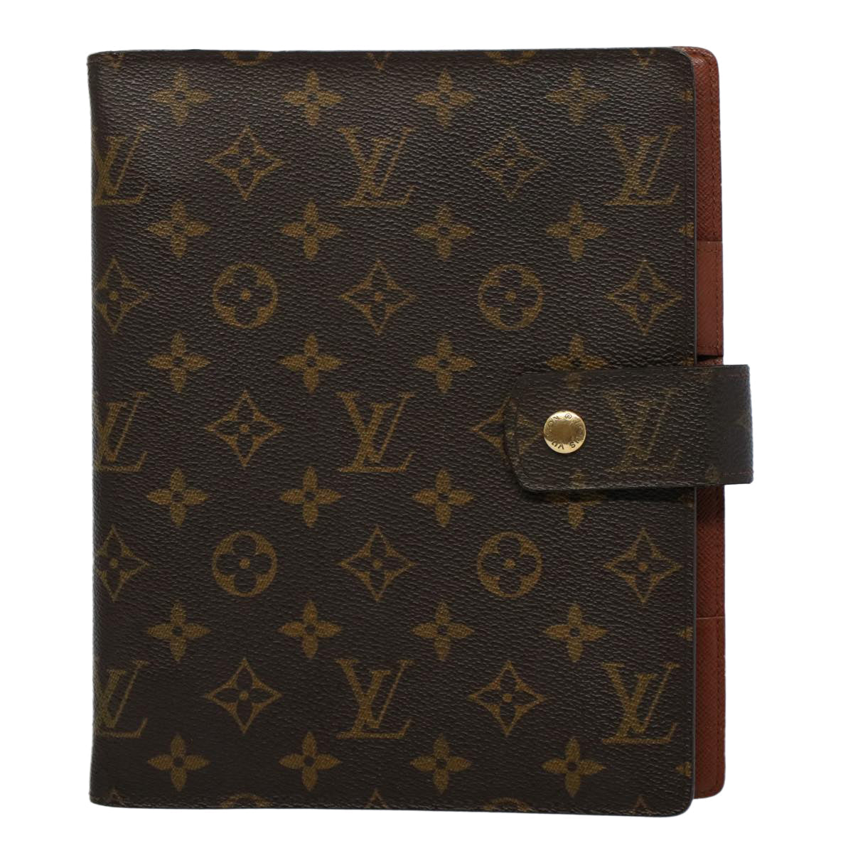 LOUIS VUITTON Monogram Agenda GM Day Planner Cover R20006 LV hk869