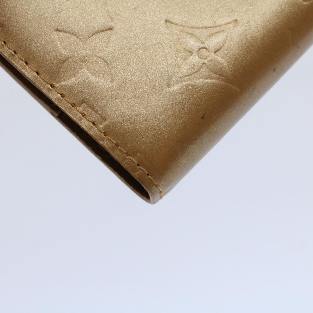 LOUIS VUITTON Monogram Mat Agenda PM Day Planner Cover Amble R20934 hk872