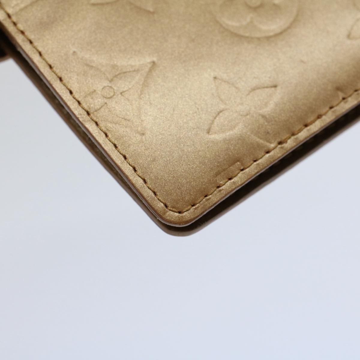 LOUIS VUITTON Monogram Mat Agenda PM Day Planner Cover Amble R20934 hk872