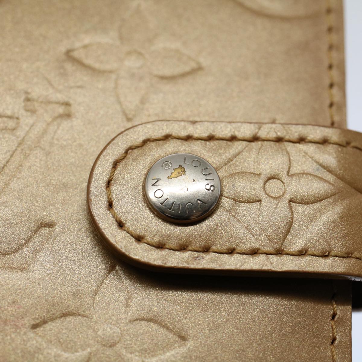 LOUIS VUITTON Monogram Mat Agenda PM Day Planner Cover Amble R20934 hk872